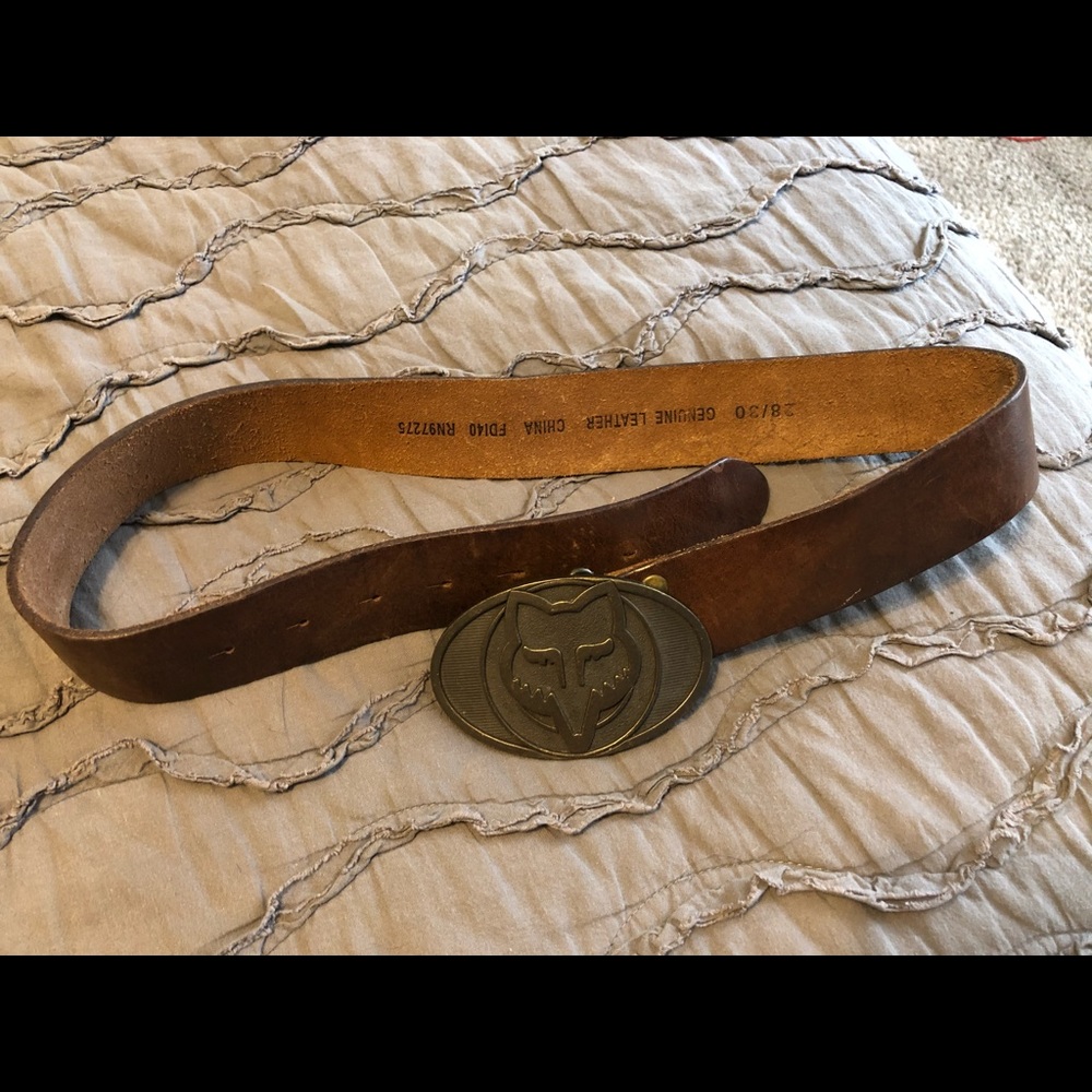 Fox racing belt